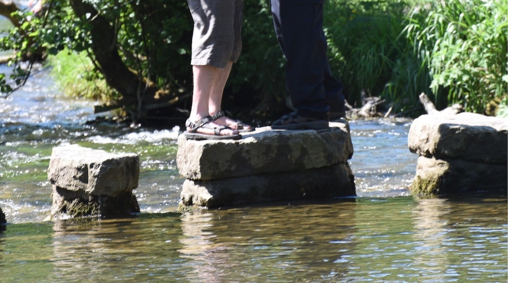 Stepping stones at Dovedale in the Peak District