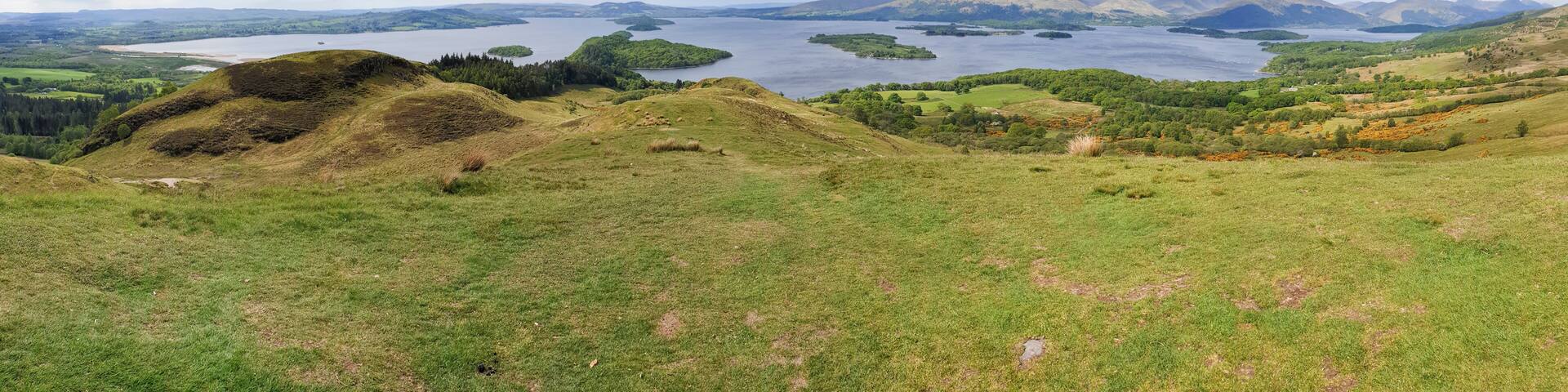 Conic Hill, Balmaha, West Hiland Way Track, long distance hike - Scotland, UK