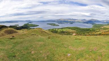 Conic Hill, Balmaha, West Hiland Way Track, long distance hike - Scotland, UK