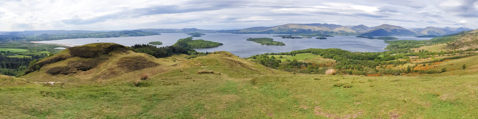 Conic Hill, Balmaha, West Hiland Way Track, long distance hike - Scotland, UK