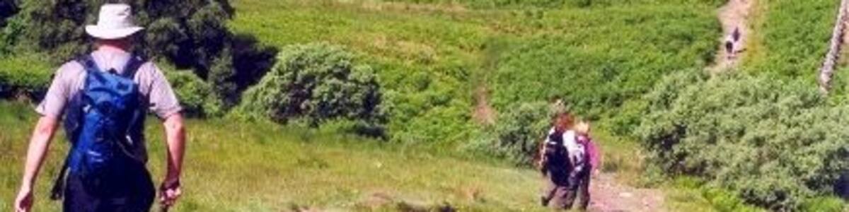 West Highland Way approaching Conic Hill.