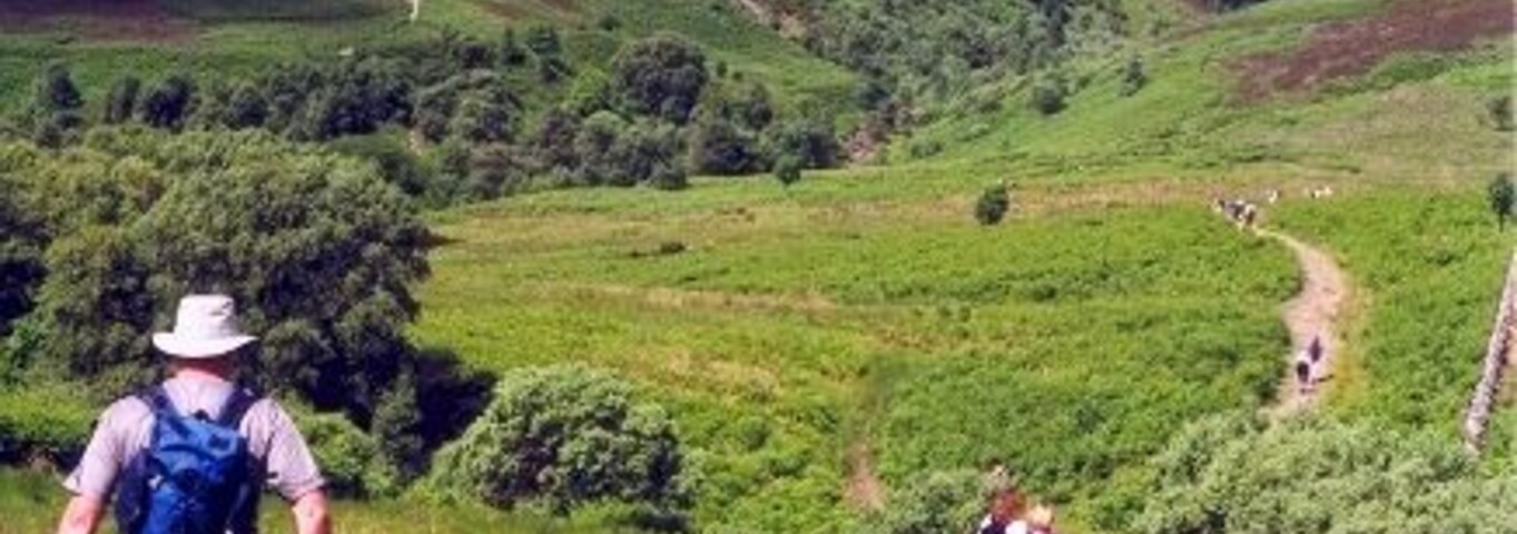 West Highland Way approaching Conic Hill.