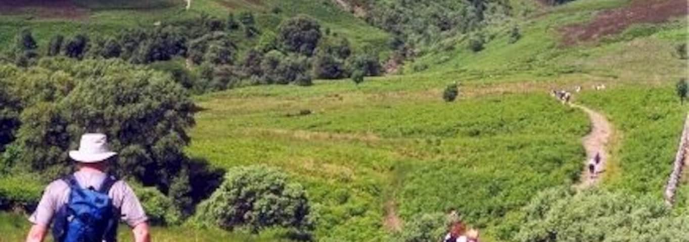 West Highland Way approaching Conic Hill.