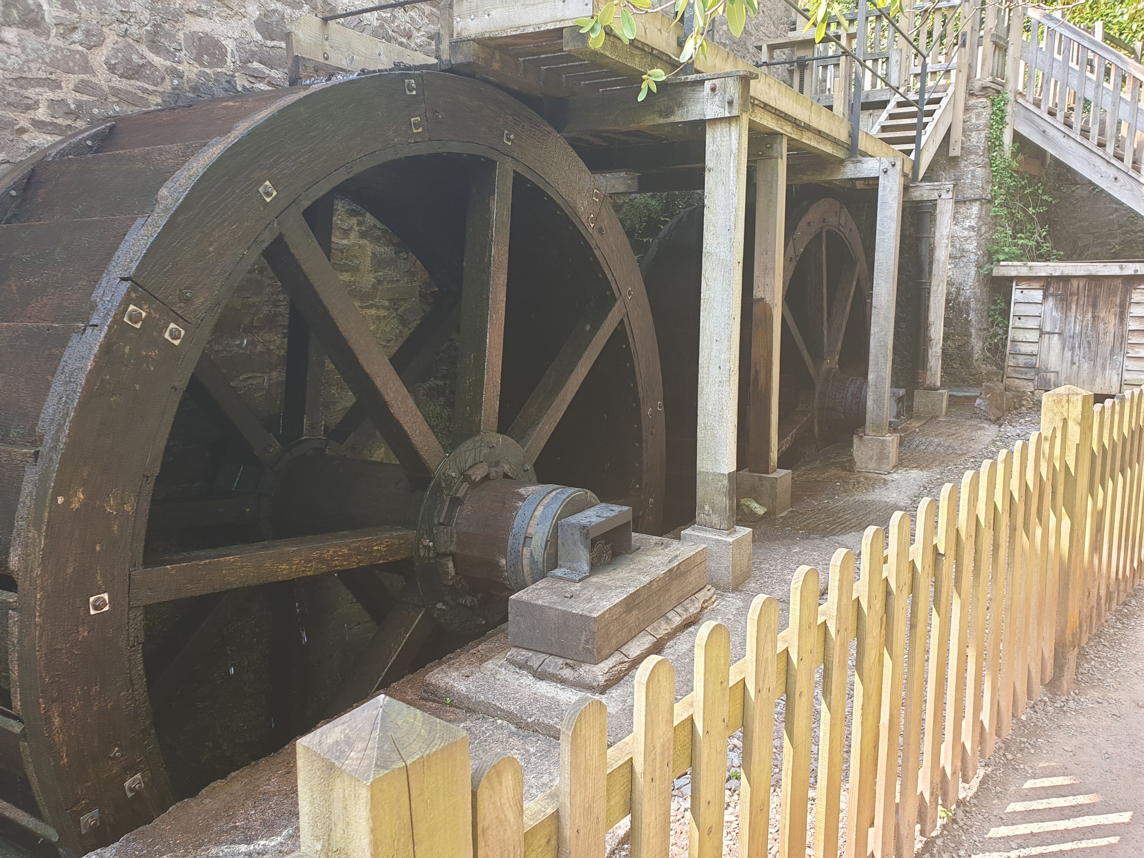 The water mill at the castle
