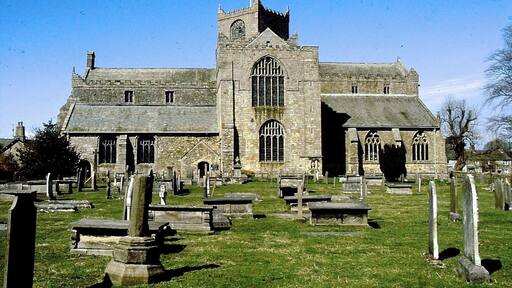 Photograph of Cartmel Priory, Cumbria, England