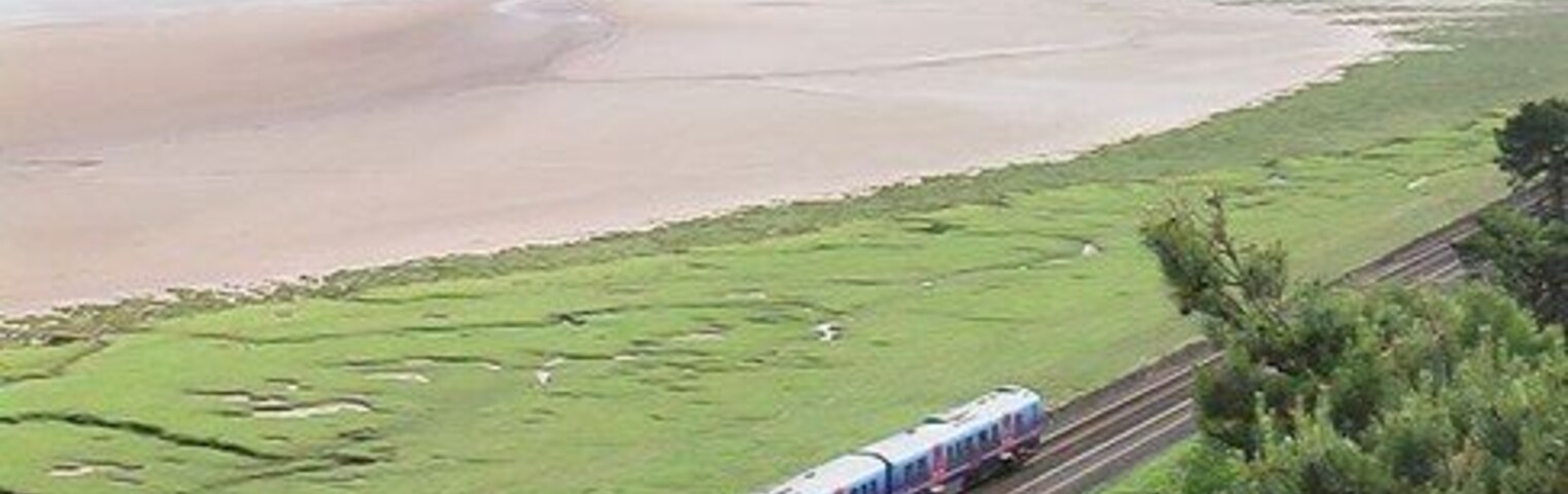 Quarrymens Cottages Meathop A view from the top of Meathop Quarry across to Holme Island