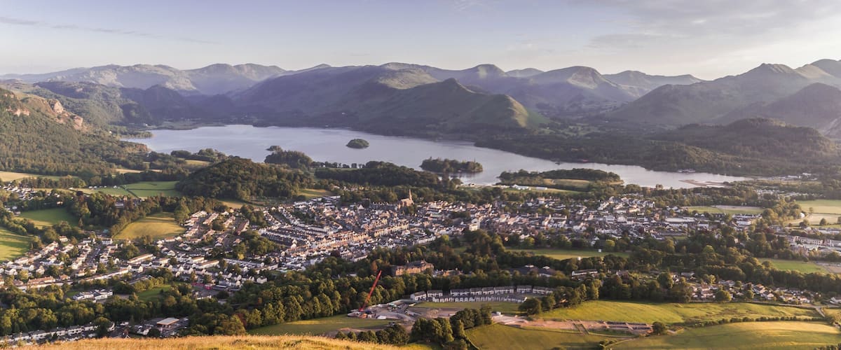 Keswick and Derwentwater from Latrigg