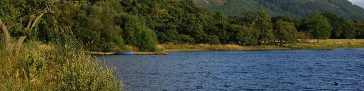 Ullock Pike and Dodd from Scarness Bay, Lake Bassenthwaite
