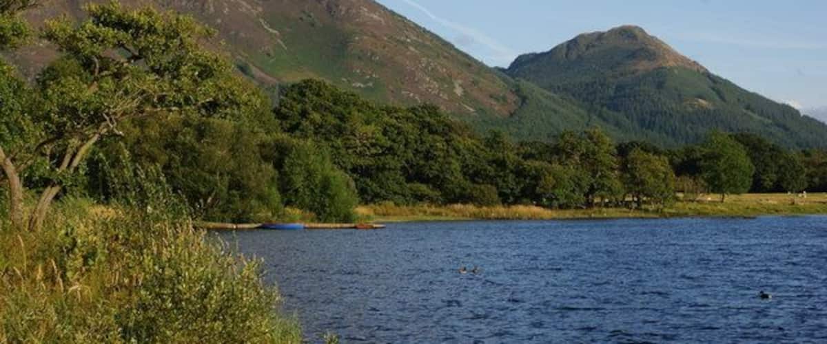 Ullock Pike and Dodd from Scarness Bay, Lake Bassenthwaite