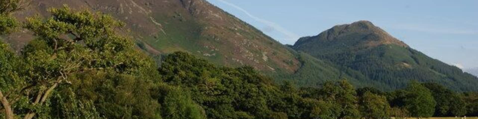 Ullock Pike and Dodd from Scarness Bay, Lake Bassenthwaite