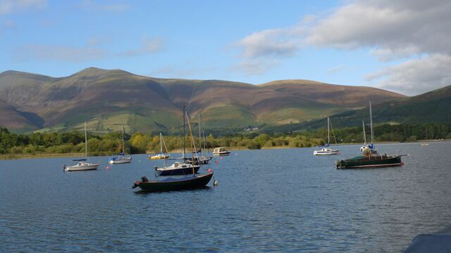 Boats in Derwentwater off Nichol End