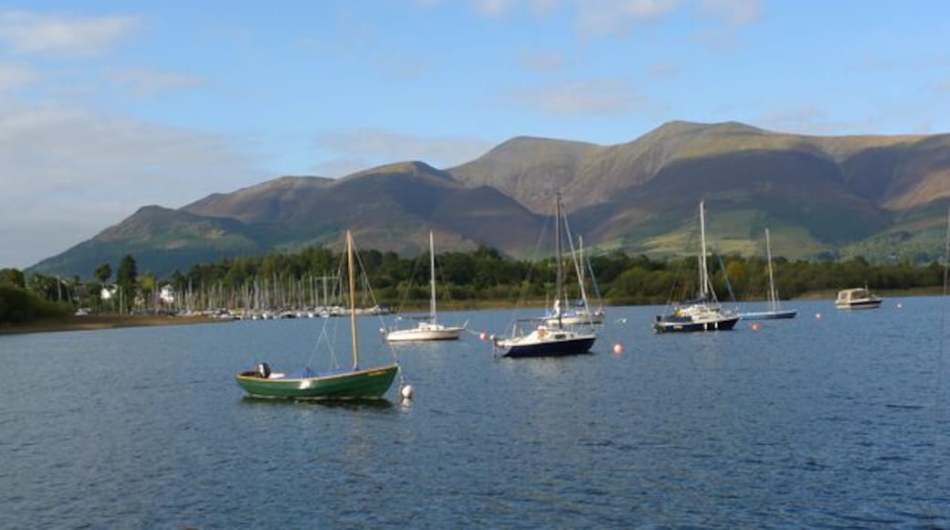 Sailing Boats in Derwentwater off Nichol End