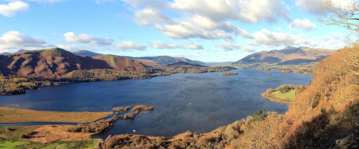 Panorama of Derwentwater from Surprise View