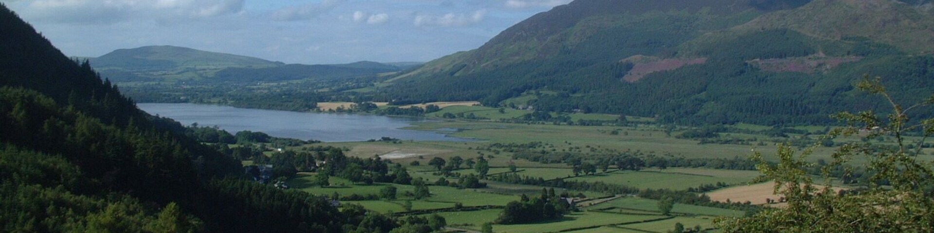Bassenthwaite, seen from the B5292. This view can be seen in the Hetty Wainthropp Investigates episode "Something to Treasure".