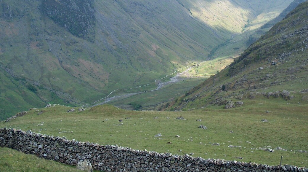 Borrowdale above Seathwaite Taken from the lower slopes of Grey Knotts.
