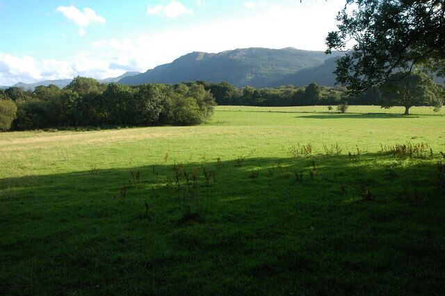 Farmland at Scarness Farmland at Scarness to the east of Bassenthwaite Lake.