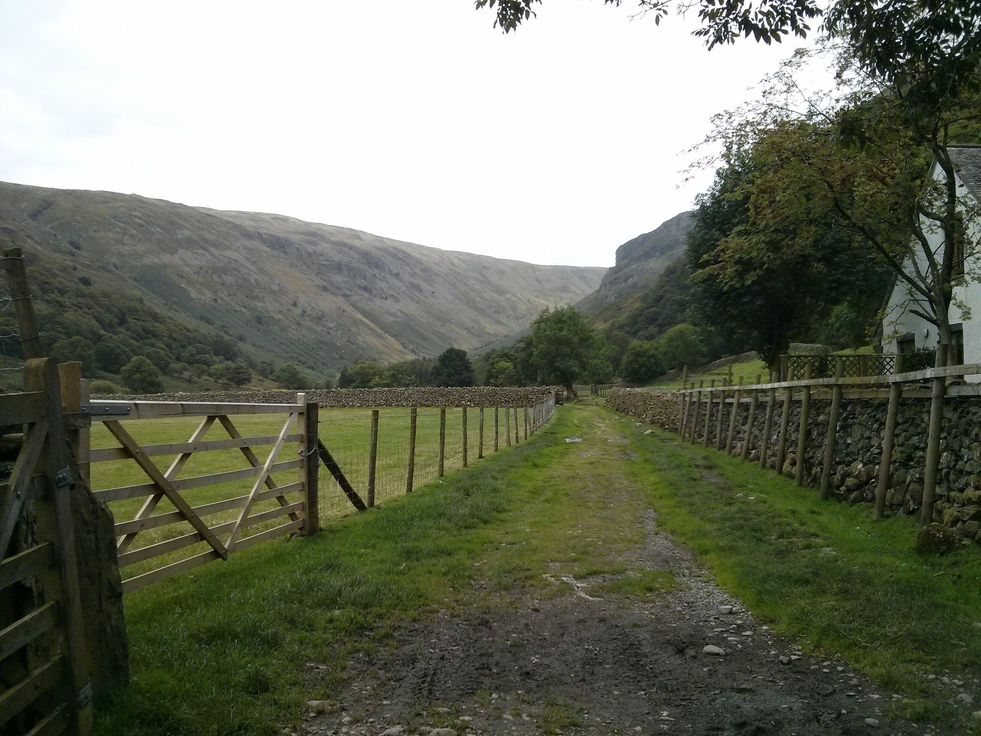 View from Stonethwaite with Eagle Crag in background