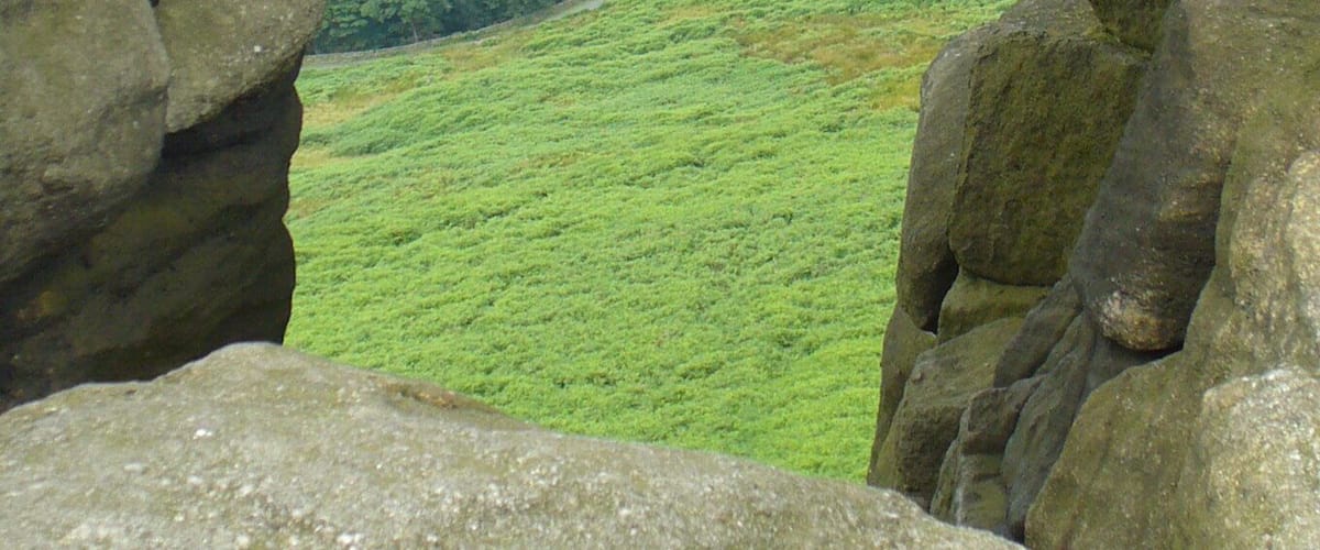 Framed View From Stanage Edge View From Stanage Edge to the west