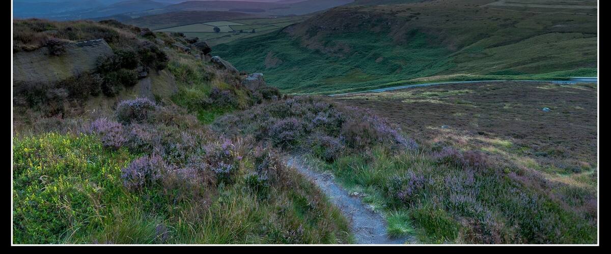 Beautiful sunset on Stannage Edge in the Peak District Derbyshire
I didn't think picture was going to materialise but I waited it out and was awarded with this amazing view