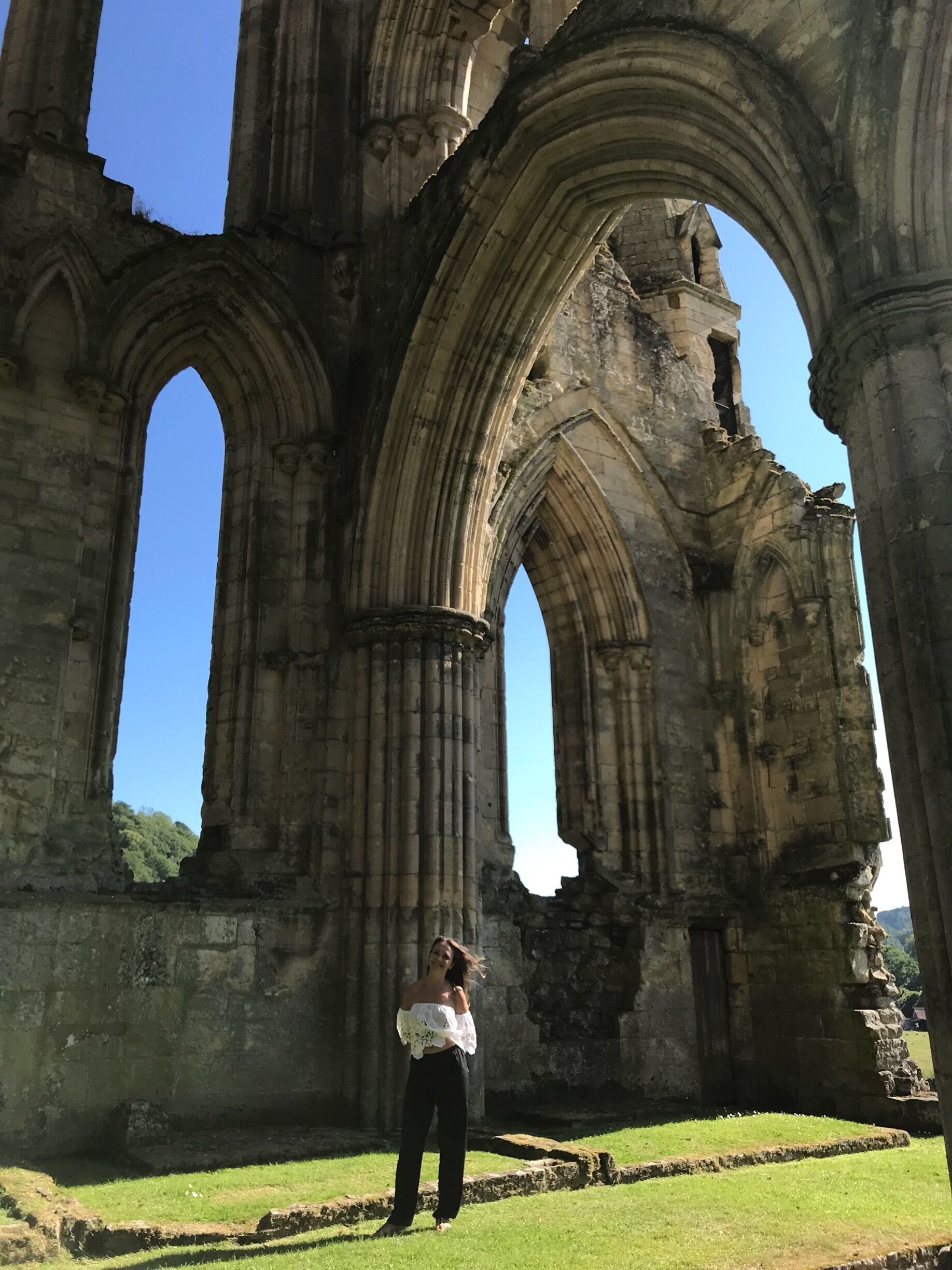 June 2018
Rievaulx Abbey ruins in Helmsley, York UK