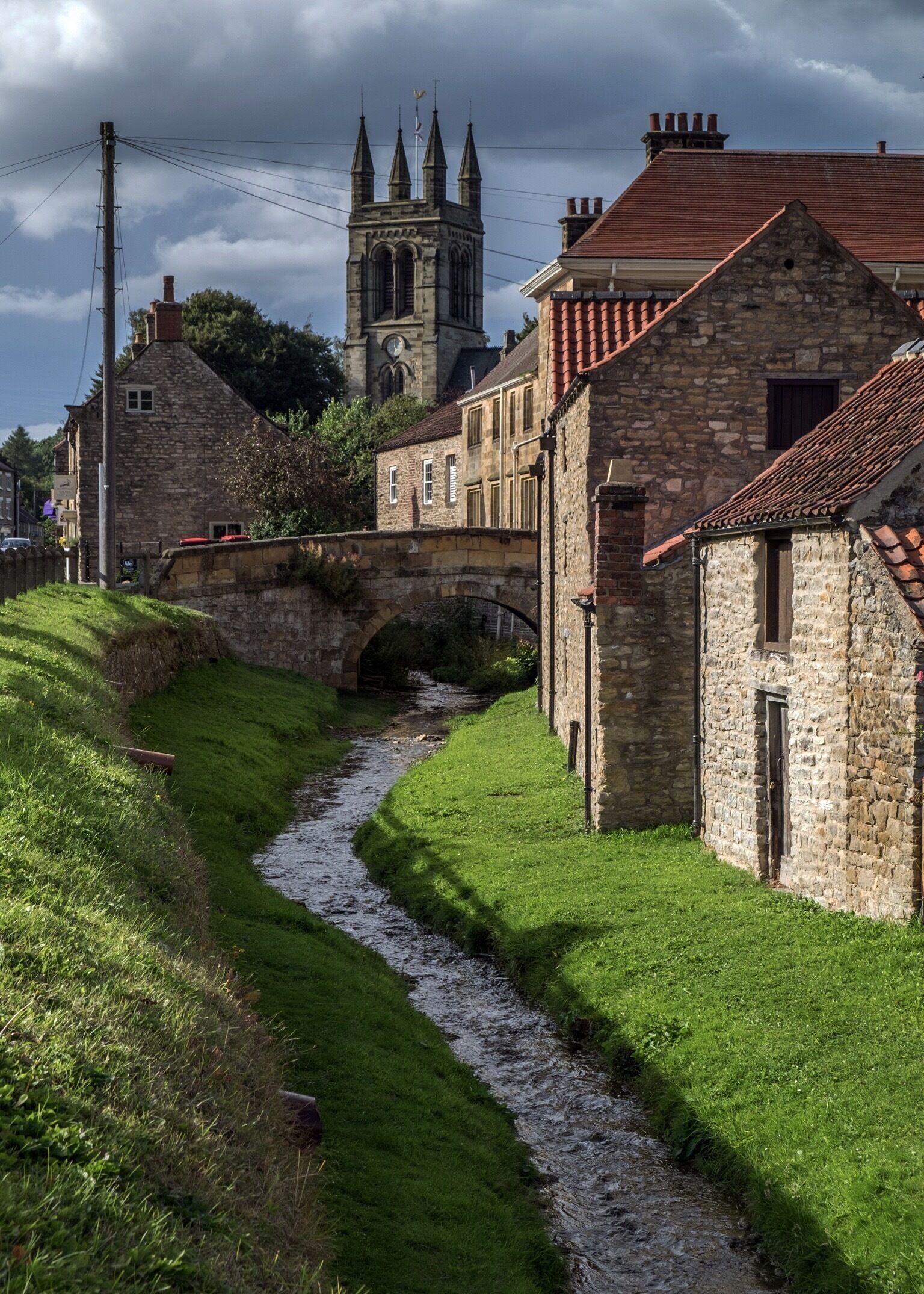 Late afternoon at lovely Helmsley