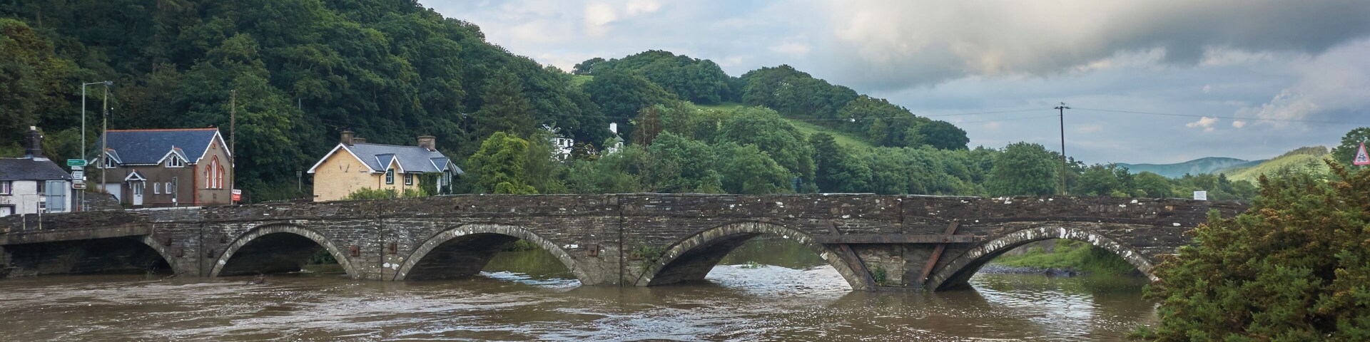 Dyfi Bridge, Machynlleth, June 2016