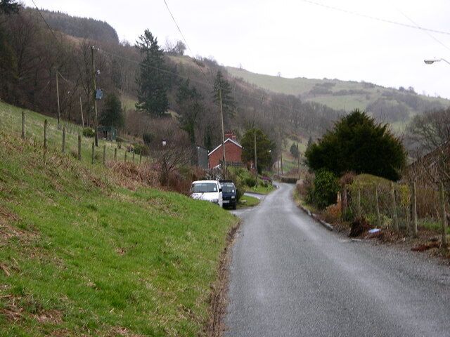 Minor Road along Dovey Valley