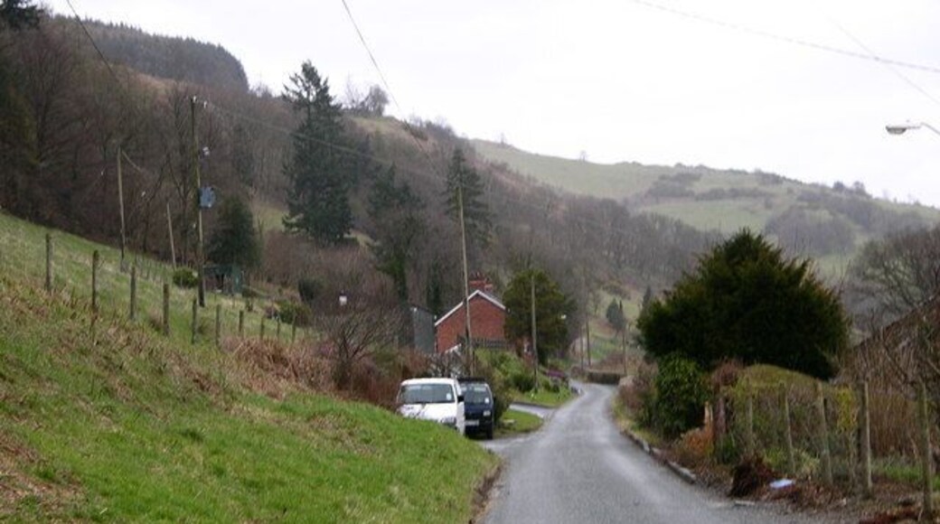 Minor Road along Dovey Valley