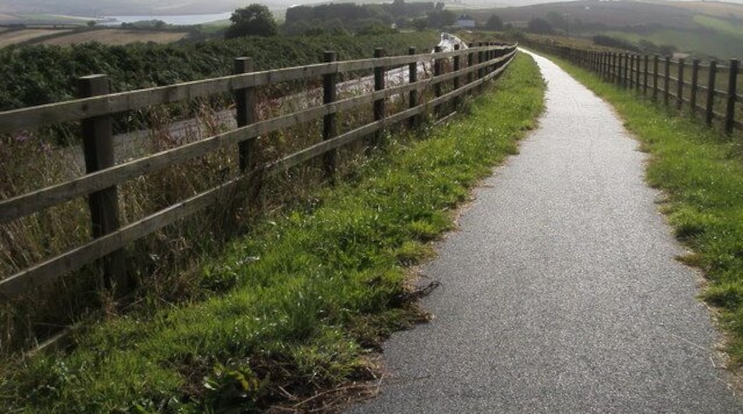 Cycle Path by A381 Cycle path by A381 heading towards Salcombe