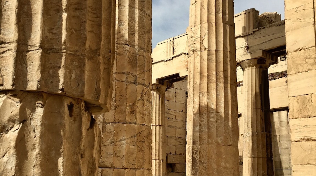 #instone The temple of Athena, in The Acropolis.