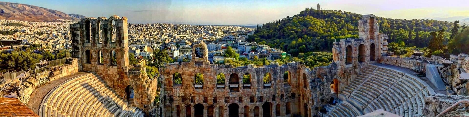 Still active theatre along the base of Greece’s acropolis