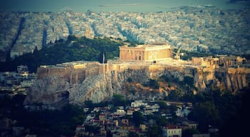 View of the Acropolis from Mount Lycabettus in Athens.
Acropolis is an ancient citadel located on a high rocky outcrop above the city of Athens and contains the remains of several ancient buildings of great architectural and historic significance, the most famous being the Parthenon. Its a UNESCO World Heritage Site
#athens #acropolis #mountlycabettus #unescoworldheritagesite