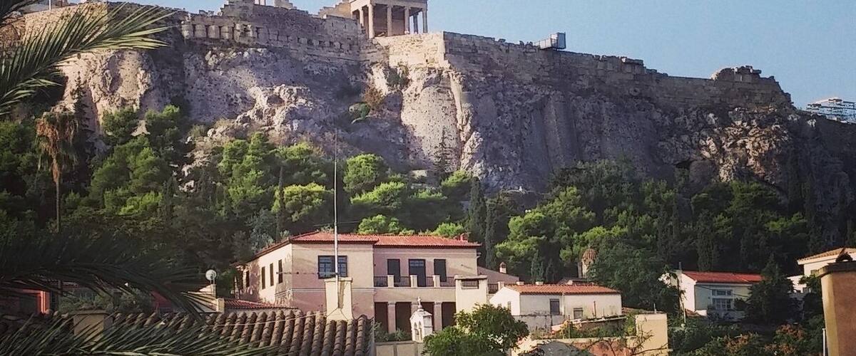 The gorgeous rooftop view of the Acropolis from the Adrian Hotel! The perfect spot to linger over breakfast with fresh squeezed orange juice and Greek coffee. The hotel is in an ideal location in the heart of the Plaka.
