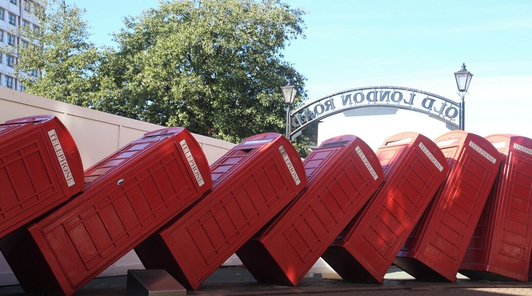 The Famous Telephone Boxes Of Kingston.
