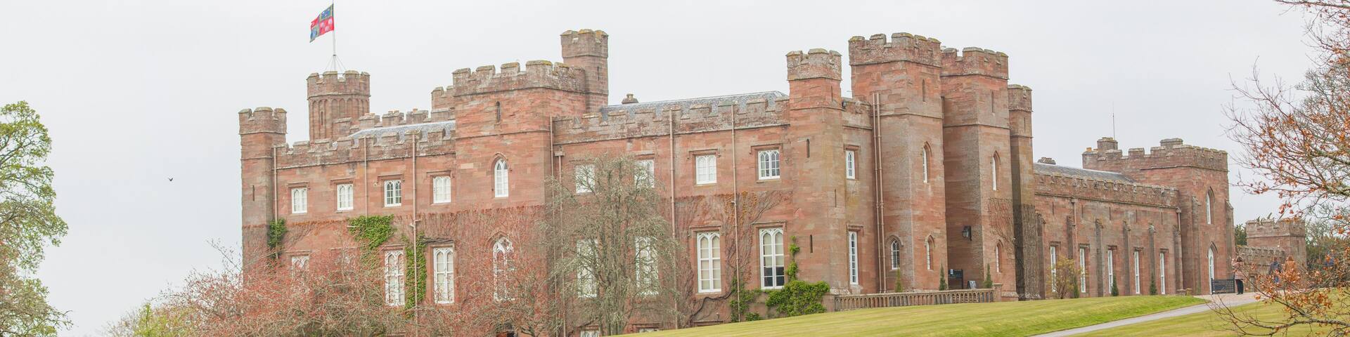 Scone Palace castle near Perth in Perth and Kinross Scotland Great Britain