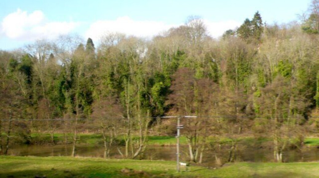 River Avon at Limpley Stoke View east across the river just east of Limpley Stoke from a train from Bristol to yeovil.