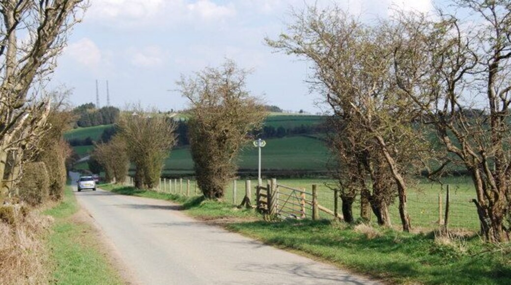 Footpath crosses the Llwybr Ceiriog A footpath which is a part of a direct route from Llangollen to Llwynmaawr.