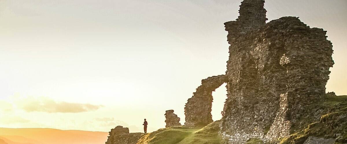 Sunset over Castell Dinas Bran
#MyBackyard