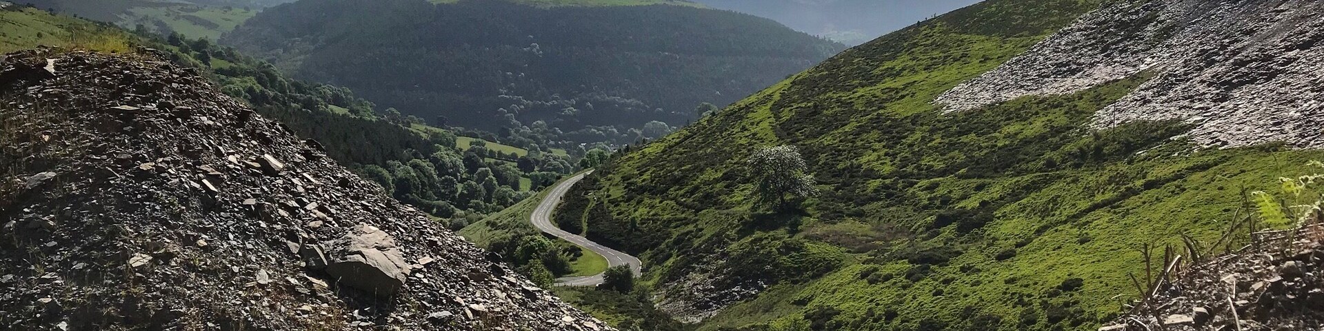 Taken from Berwyn Slate Quarry on the Horseshoe pass Llangollen.