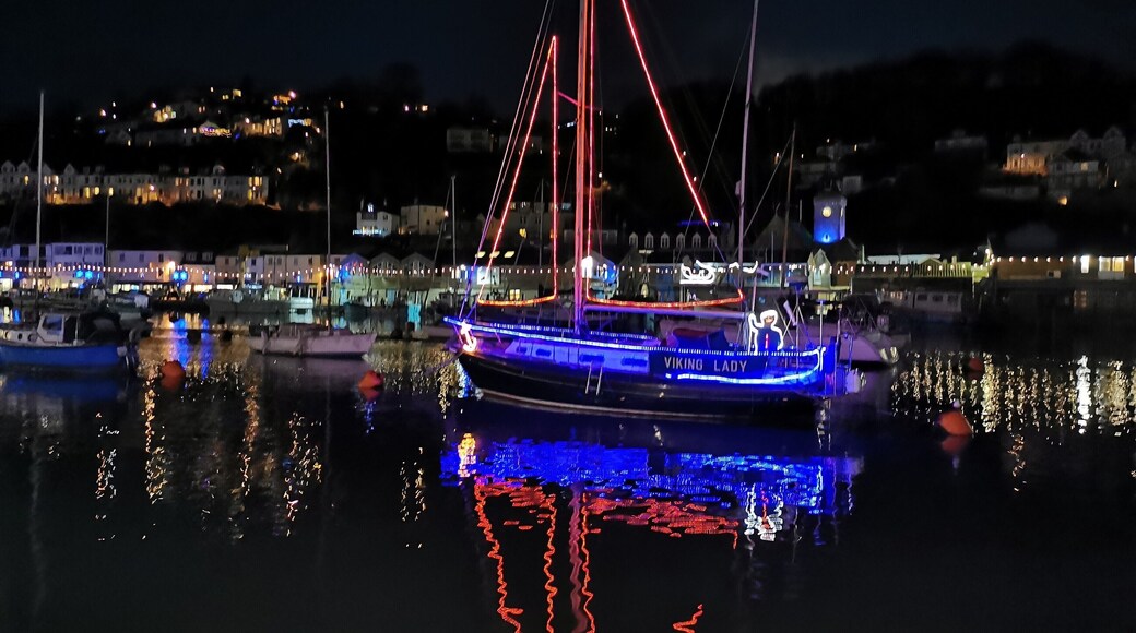 A quite winters night in Looe, Cornwall