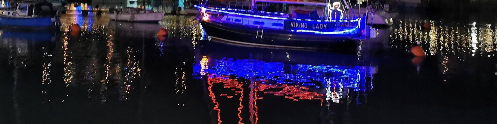 A quite winters night in Looe, Cornwall