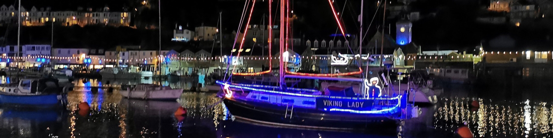 A quite winters night in Looe, Cornwall