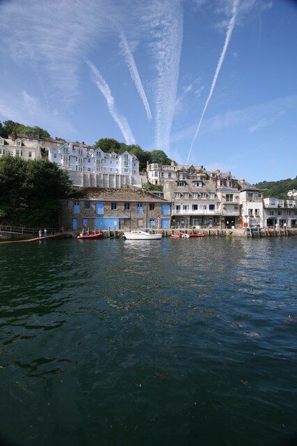 West Looe from East Looe Glorious Cornish day.