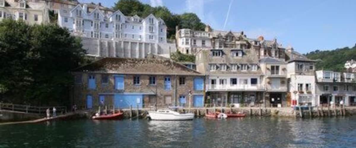 West Looe from East Looe Glorious Cornish day.