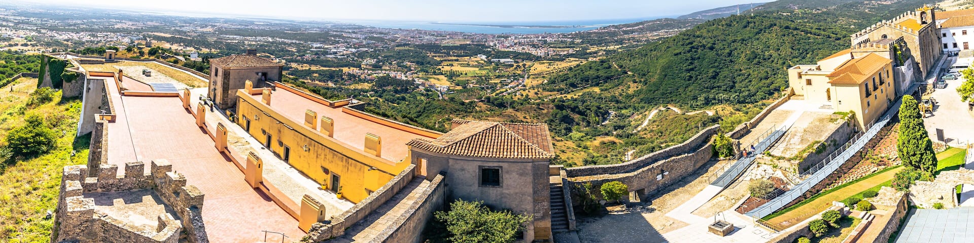 Castle of Palmela in the South of Portugal
