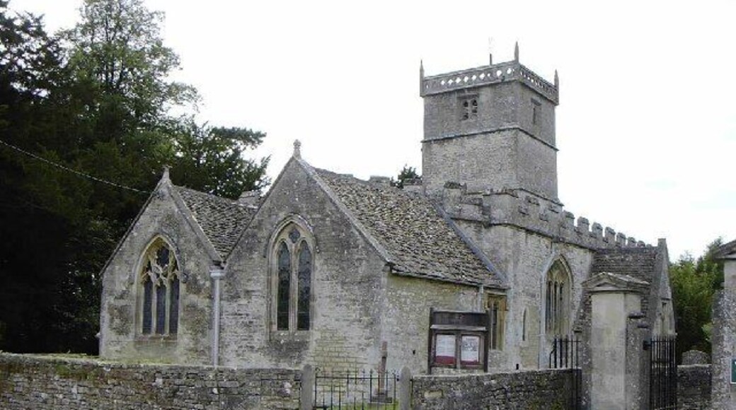 St John the Baptist parish church, Charlton, near Malmesbury, Wiltshire, seen from the east