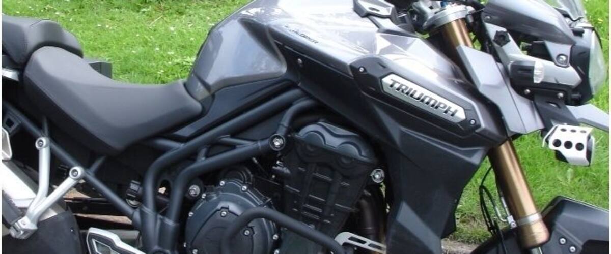 The stone marker to show the former location of the Triumph Motorcycles factory.