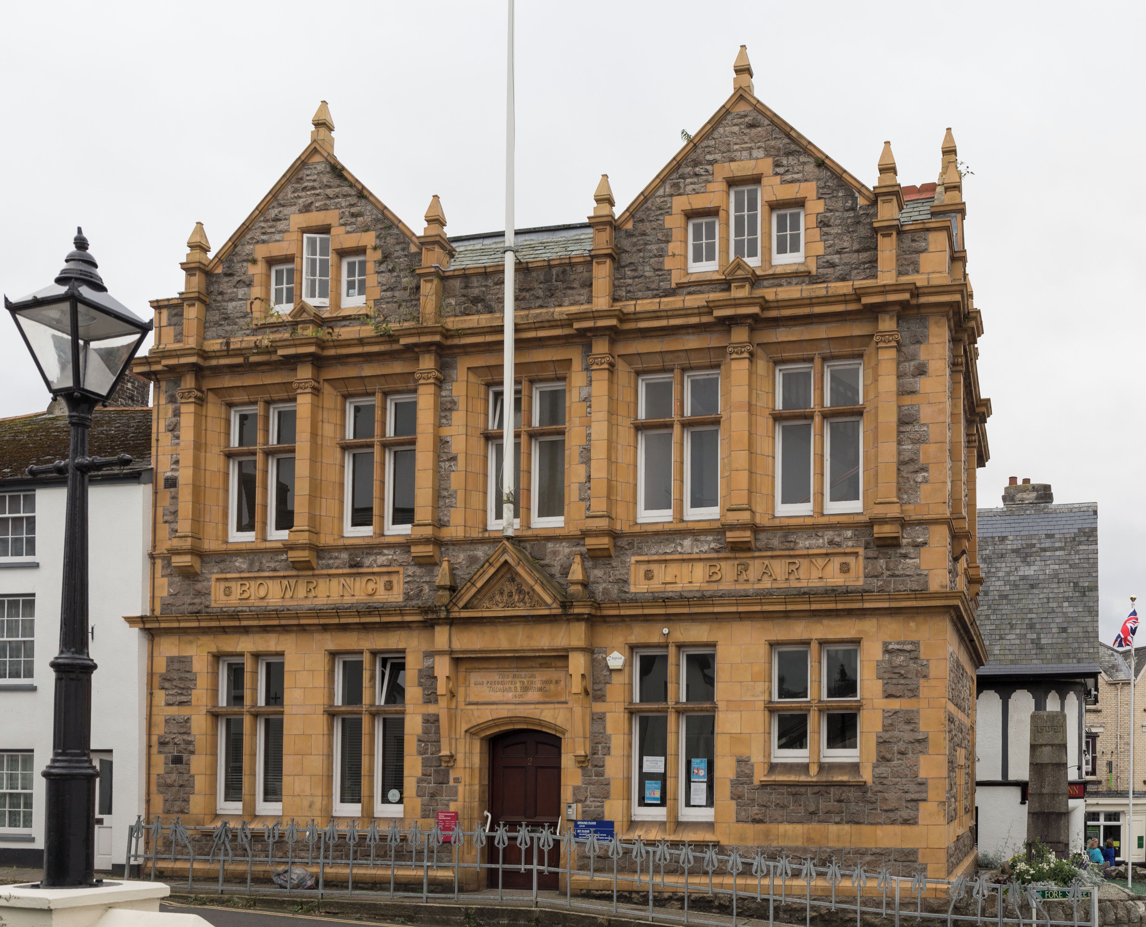 Bowring library in Moretonhampstead.