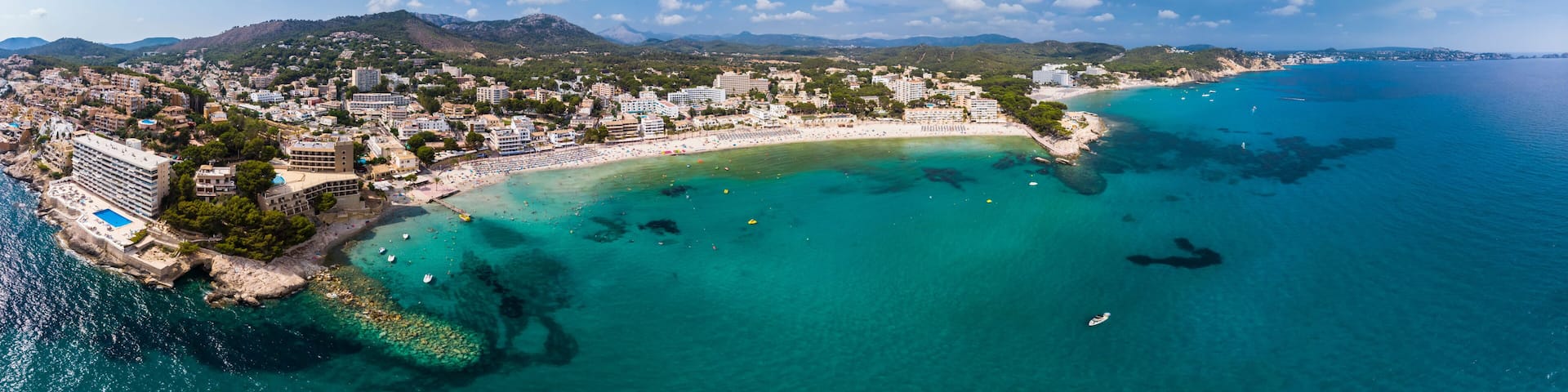 Spain, Balearic Islands, Mallorca, Region Calvia, Costa de la Calma, Peguera, Cala Fornells