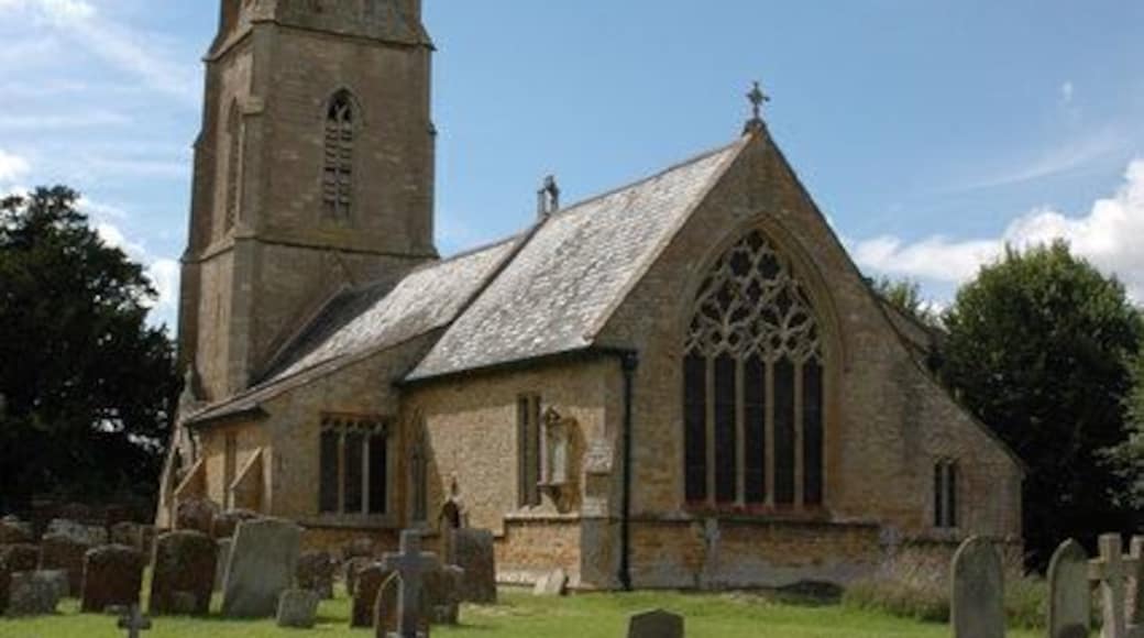 St Thomas of Canterbury parish church, Todenham, Gloucestershire, England, seen from the southeast